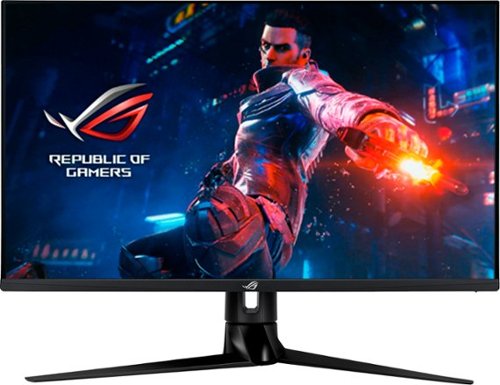 ASUS - ROG Swift 32” IPS 4K 144Hz HDMI 2.1 1ms G-SYNC Gaming Monitor with HDR (DisplayPort,USB)