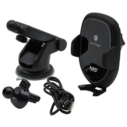 MobileSpec MBS Qi Mobile Charging Mount - Black WORLDWIDE DELIVERY