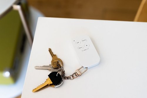 Blue by ADT Home Security Keychain Remote - White WORLDWIDE DELIVERY