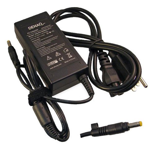 DENAQ - AC Power Adapter for Select Acer TravelMate Laptops - Black