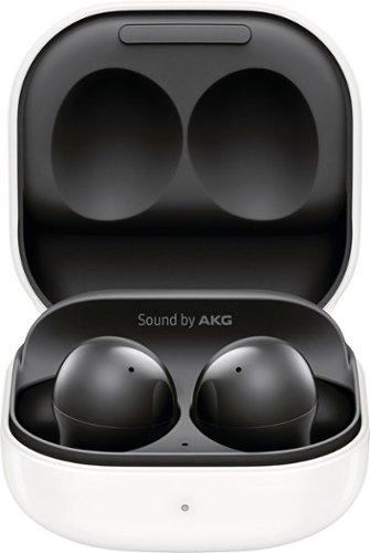 Samsung - Galaxy Buds2 True Wireless Earbud Headphones - Phantom Black-Front_Standard