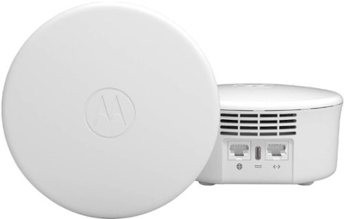 Motorola - AX1800 Mesh WiFi Router/Extender - 1 pack - White