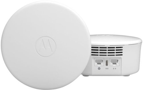 Motorola - AX1800 Mesh WiFi Router/Extender - 3 pack - White