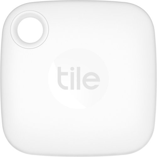 Tile by Life360 - Mate (2022) - 1 Pack Bluetooth Tracker, Key Finder and Item Locator for Keys, Bags and More; Up to 250 ft. Range - White