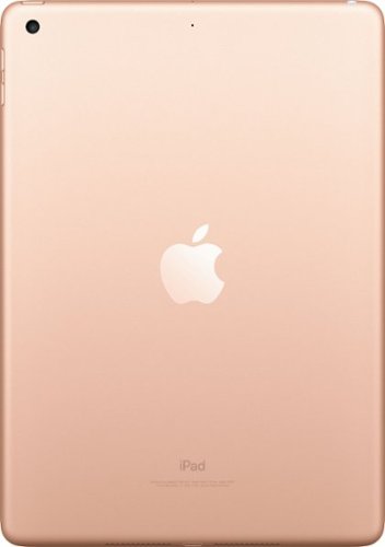 Apple - Geek Squad Certified Refurbished iPad 6th gen with Wi-Fi - 128GB - Gold-Back_Standard 