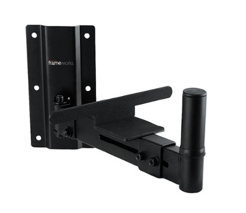 Gator Frameworks - Wall Mount Speaker Stands - Black