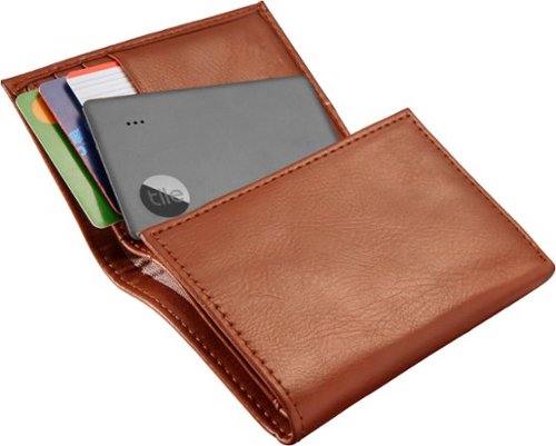Tile by Life360 Slim (2022) - 1 Pack Thin Bluetooth Tracker, Wallet Finder and Item Locator for Wallet - Black WORLDWIDE DELIVERY
