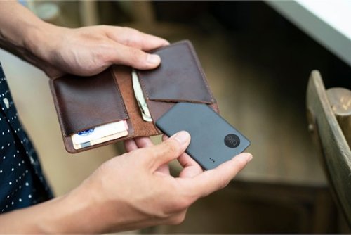 Tile by Life360 Slim (2022) - 1 Pack Thin Bluetooth Tracker, Wallet Finder and Item Locator for Wallet - Black GLOBAL SHIPPING