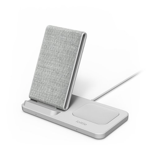 iOttie - iON 7.5/10W Wireless Duo Charging Stand & Pad for iPhone/Android - Gray