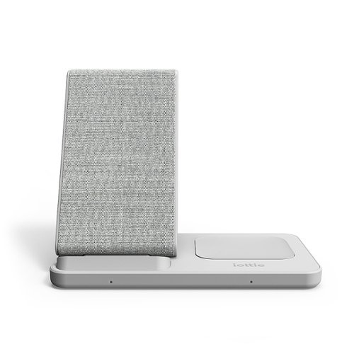 iOttie iON 7.5/10W Wireless Duo Charging Stand & Pad for iPhone/Android - Gray GLOBAL SHIPPING