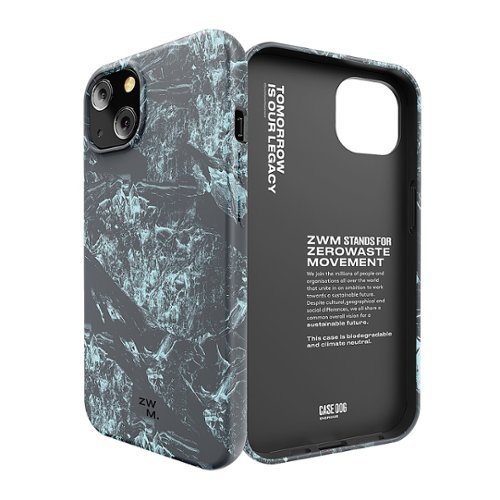Zero Waste Movement - Apple iPhone 13 Eco-Friendly Phone Case - Blue \ Black