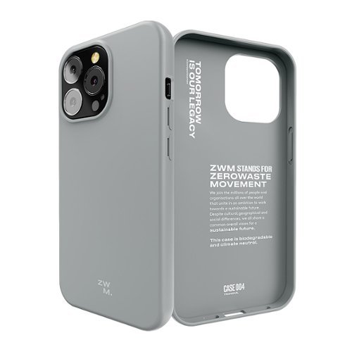 Zero Waste Movement - Apple iPhone 13 Pro Max Eco-Friendly Phone Case - Grey