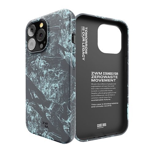 Zero Waste Movement - Apple iPhone 13 Pro Max Eco-Friendly Phone Case - Blue \ Black