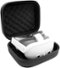 Insignia™ - Hard-shell Carrying Case for Meta Quest 3 and Meta Quest 2 - Black-Front_Standard