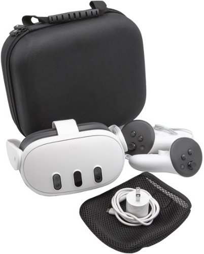 Insignia™ Hard-shell Carrying Case for Meta Quest 3 and Meta Quest 2 - Black WORLDWIDE DELIVERY
