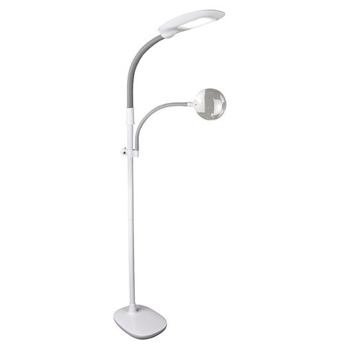 

OttLite - 881 Lumen Dimmable LED Floor Lamp with Magnifier