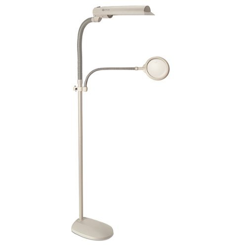 

OttLite - 930 Lumen EasyView Craft Floor Lamp - Tan