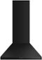 Fisher & Paykel - 30 inches - Convertible - Wall Range Hood - Black-Front_Standard