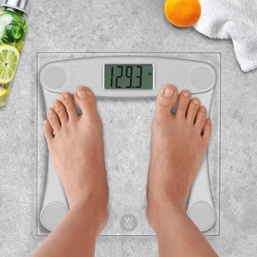 Conair - Weight Watchers Glass Scale W/ LCD Display - Silver-Alt_View_Standard_19 