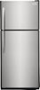 Frigidaire - 20.5 Cu. Ft. Top-Freezer Refrigerator - Stainless Steel-Front_Standard