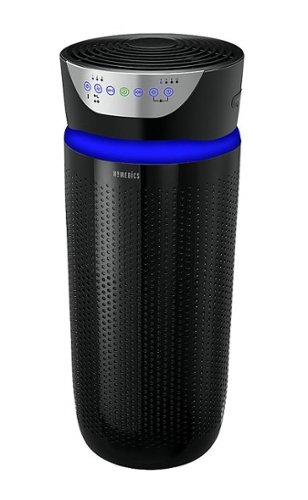 HoMedics - TotalClean Deluxe 5-in-1 Tower Air Purifier - Black