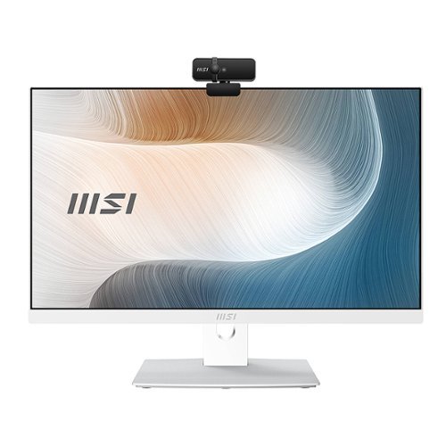 MSI - 23.8" All-in-One - i7-1165G7 - Intel Iris Xe Graphics - 16GB Memory - 512GB SSD - Win10H - White