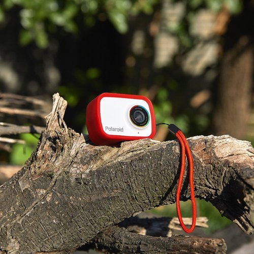 Polaroid Go Cam 12.1-Megapixel Waterproof Action Digital Camera - Red WHERE TO BUY