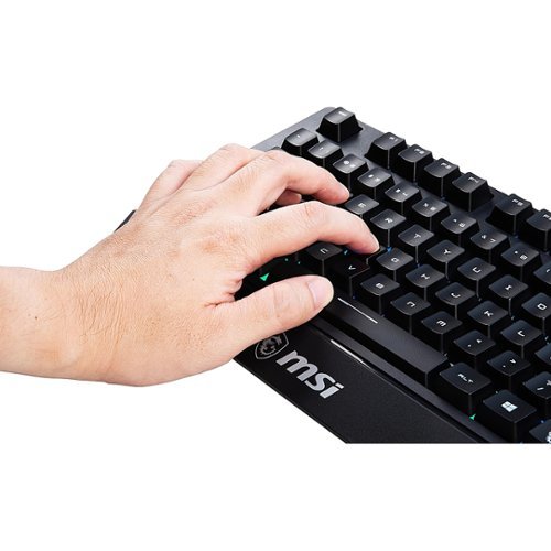 MSI VIGOR GK20 Ergonomic Wired Gaming Membrane Keyboard - Black BUY IN MIDDLE EAST