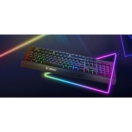 MSI VIGOR GK20 Ergonomic Wired Gaming Membrane Keyboard - Black BUY IN AUSTRALIA