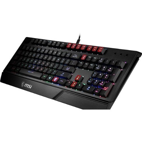 MSI VIGOR GK20 Ergonomic Wired Gaming Membrane Keyboard - Black BUY IN DUBAI