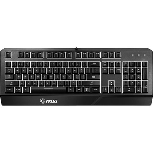MSI VIGOR GK20 Ergonomic Wired Gaming Membrane Keyboard - Black BUY IN SAUDI ARABIA