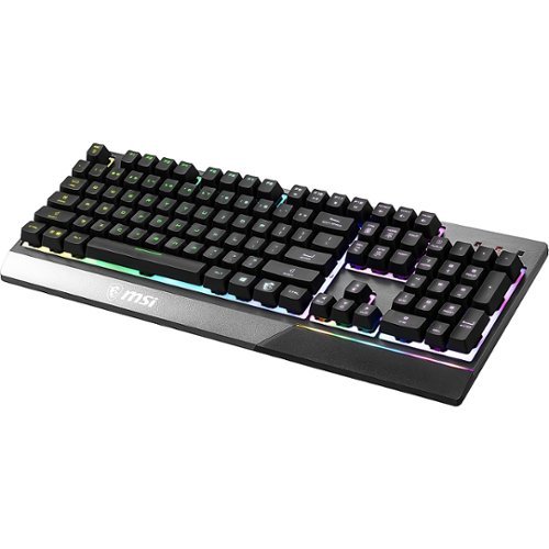 MSI VIGOR GK30 WIRED PLUNGER KEYSWITCH RGB GAMING KEYBOARD 104 KEYS - BLACK WORLDWIDE DELIVERY