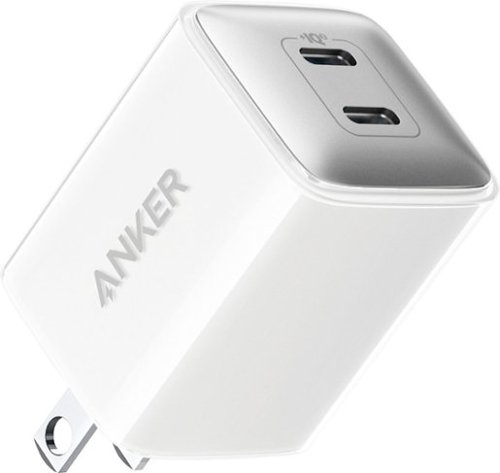  Anker - Powerport III Nano Pro Duo 40W Fast Wall Charger (2x 20W USB-C) for iPhone 15 and Samsung - White