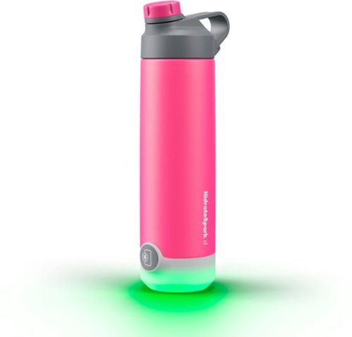 Hidrate - HidrateSpark TAP 20oz Stainless Steel Chug Lid - Powder Coat - Fruit Punch-Angle_Standard 