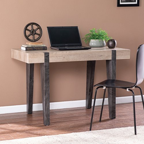 Southern Enterprises - Ayleston Multipurpose Desk - Natural and black finish