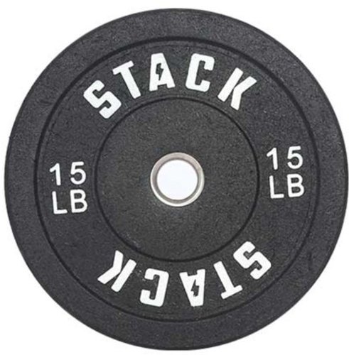 Stack Fitness - Stack Weight Plates 15LB (pair) - Black