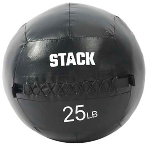 Image of Stack Fitness - 25LB Medicine Ball - Black