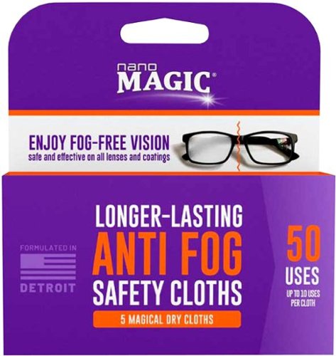 Nano Magic - Anti-Fog Safety Dry Cloths (Pack of 5)