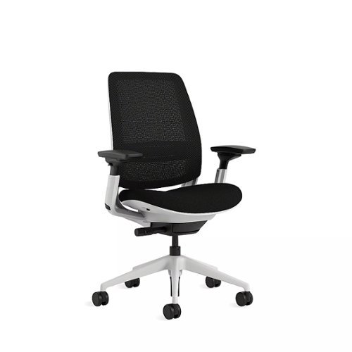 Steelcase Series 2 3D Airback Chair with Seagull Frame - Onyx/Licorice