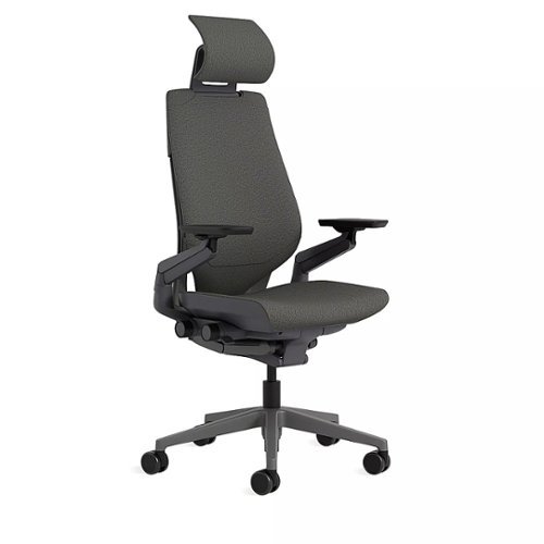 Steelcase - Gesture Wrapped Back Office Chair with Headrest - Night Owl
