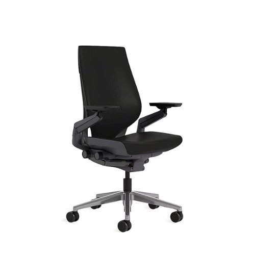 

Steelcase - Gesture Wrapped Back Office Chair in Leather - Ebony