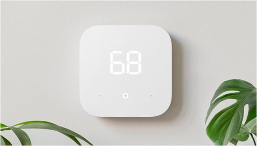 Amazon Smart Programmable Thermostat with Alexa, C-Wire Required - White SHOP ONLINE