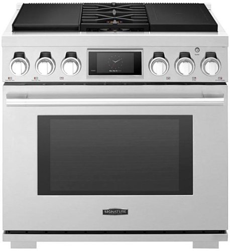 SKS - 6.3 cu ft Dual-Fuel Pro Range with Sous Vide and Smart Wi-Fi Enabled - Stainless Steel