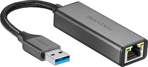Insignia™ USB to Ethernet Adapter - Black WORLDWIDE DELIVERY