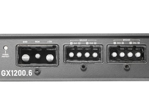 Phoenix Gold GX 1200W 6-Channel Full Range Class D Amplifier - Black BUY ONLINE
