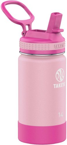 Takeya - Actives Kids 14oz Straw Bottle - Blush/Super Pink