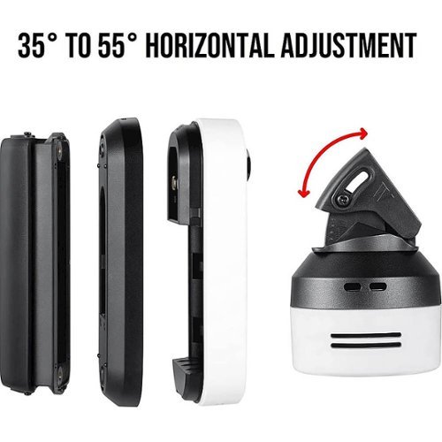 Wasserstein Horizontal Wedge Wall Mount for Arlo Essential Wire-Free Video Doorbell - Black GLOBAL SHIPPING