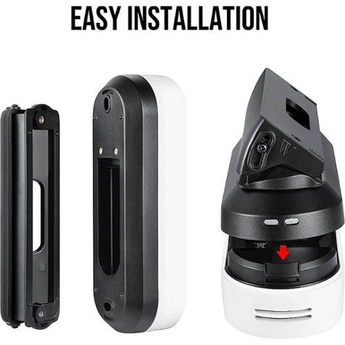 Wasserstein Horizontal Wedge Wall Mount for Arlo Essential Wire-Free Video Doorbell - Black HOW TO BUY