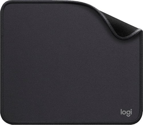 Logitech - Mouse Pad Studio Series with Spill-Resistant Surface (Medium) - Graphite
