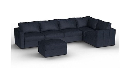 Lovesac - 6 Seats + 8 Sides Corded Velvet & Lovesoft - Midnight Navy